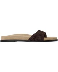 Magda Butrym - Crochet Strap Flat Sandals - Lyst