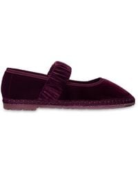Flabelus - Mafalda Velvet Mary Jane - Lyst