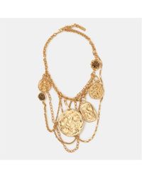 Chloé - Coin Statement Necklace - Lyst