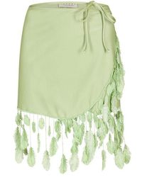 ISABEL BEACHWEAR - Plumage Mini Skirt - Lyst