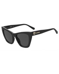 Moschino - Rectangular Round Sunglasses - Lyst