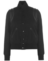 Saint Laurent Classic Bomber Jacket - Black