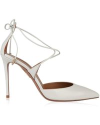 Aquazzura Very Matilde Pump Heels - White