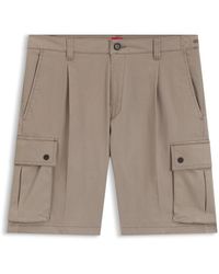 HUGO - Cargo Shorts - Lyst