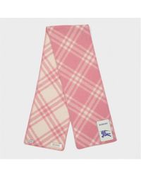 Burberry - Check Scarf - Lyst