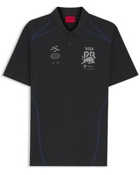 HUGO - Vcarb Racing Bulls Short-Sleeve Polo - Lyst