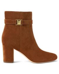 Ralph Lauren - Kellie Ankle Heeled Boot - Lyst