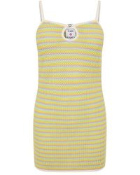 CASABLANCA - Crochet Mini Dress - Lyst