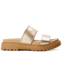 Timberland - Clairemont Way Metallic Slide Sandals - Lyst