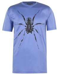 blue lanvin spider t shirt