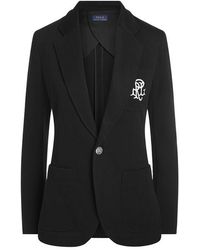Polo Ralph Lauren - Cotton Long Sleeve Single Breasted Blazer - Lyst