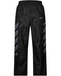 Off-White c/o Virgil Abloh - Open Hem Woven Tracksuit Joggers - Lyst
