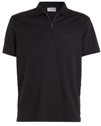 Calvin Klein - Welt Zip Polo Shirt - Lyst
