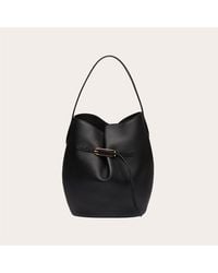 Liffner - Large Belted Bucket Bag - Lyst