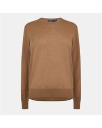 Ralph Lauren - Long Sleeve Cotton Crew Sweatshirt - Lyst