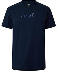 Fendi - Embroid Tee Sn63 - Lyst