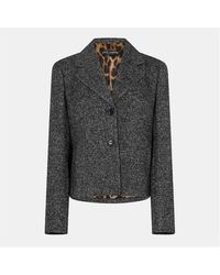 Dolce & Gabbana - Structured Shoulder Blazer - Lyst