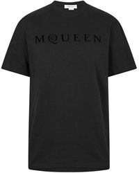 McQueen - Alex Flock Print T-Shirt - Lyst