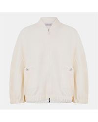 Moncler - 2-In-1 Boucle Zip-Up Cardigan - Lyst