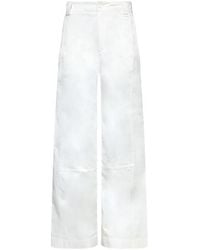 Lacoste - Gabardine Trousers - Lyst