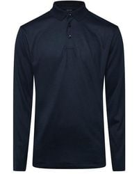 BOSS - H-Pado 110 Long Sleeve Polo Shirt - Lyst