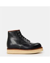 KENZO - Zip And Lace-Up Plush Flat Ankle Boots - Lyst