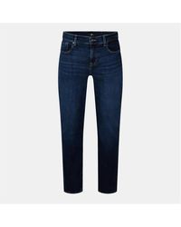 7 For All Mankind - Denim Mid Rise Straight Leg Jeans - Lyst