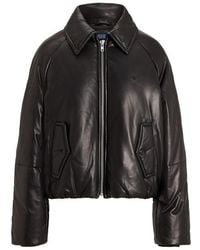 Polo Ralph Lauren - Bomber Leather Jacket - Lyst