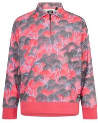 Levi's - Levi's Lacoste Lettering Embroidered Collared Neck Long Sleeve Sweatshirt - Lyst