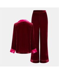 It's 9pm - Clara Silk Long Sleeve Pyjama Sets - Lyst