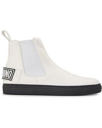 Moschino - Flat Ankle Boots - Lyst