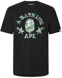 A Bathing Ape - Bape Sta College Tee Sn54 - Lyst