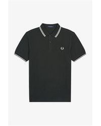 Fred Perry - Short Sleeve Twin Tipped Polo Shirt - Lyst
