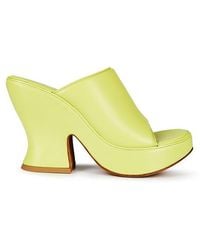 Bottega Veneta - Slip-On Heeled Mules - Lyst