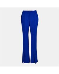 Off-White c/o Virgil Abloh - High Waisted Slim Fit Split Hem Trousers - Lyst