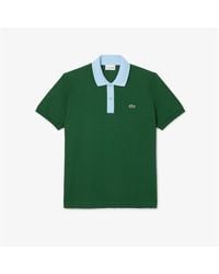 Lacoste - Contrast Collar L.12.12 Polo Shirt - Lyst