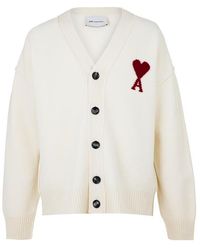 Ami Paris - De Coeur Cardigan - Lyst