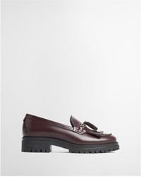 Barbour - Ava Leather Loafers - Lyst