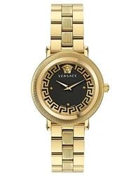 Versace - Stainless Steel Dress Watch - Lyst