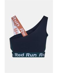 Red Run - Colour Block Sports Bra - Lyst