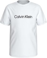 Calvin Klein - Short-Sleeved T-Shirt - Lyst