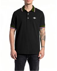 Replay - Cotton Polo Shirt - Lyst