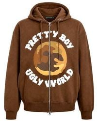 PRETTY BOY UGLY WORLD - Pbuw Zip Hoodie - Lyst