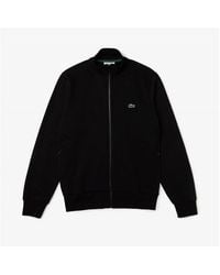 Lacoste - Full Zip Funnel Sweatshirt - Lyst