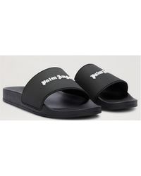 Palm Angels - Classic Logo Pool Sliders - Lyst
