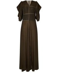 Bottega Veneta - Structured Tailored Fit Corset Dress - Lyst