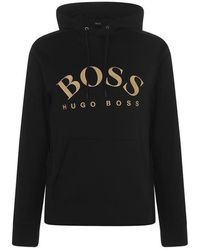 hugo boss black and gold hoodie