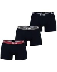BOSS - Bodywear 3Pk Power Boxer Shorts With Logo Detail - Lyst