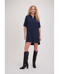 Bella Dahl - Long-Sleeve A-Line Shirt Dress - Lyst