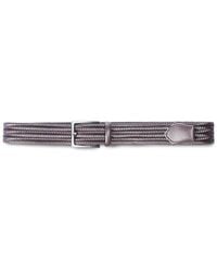 BOSS - Semyo Woven Leather Belt - Lyst